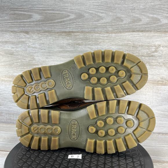 ECCO Men’s Track 25 Gore Tex Mid Waterproof Leather Hiking Boots Size 10 - Picture 11 of 11